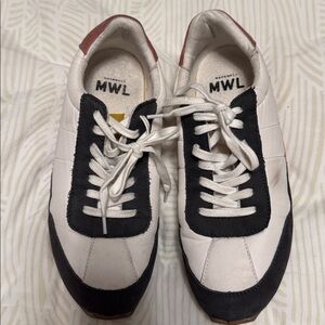 Madewell League White and Grey Sneakers